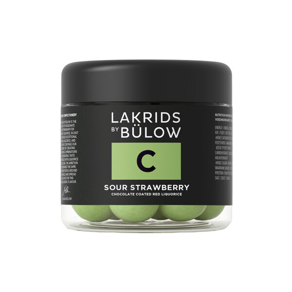 C – SOUR STRAWBERRY, small, Lakrids by Bülow