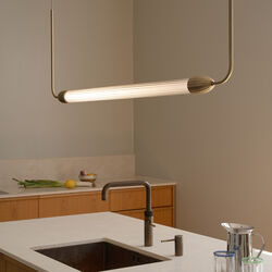 Lemon Squeeze Linear Pendant, brass, UMAGE