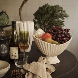 Fountain Skål Large, off-white, Ferm Living