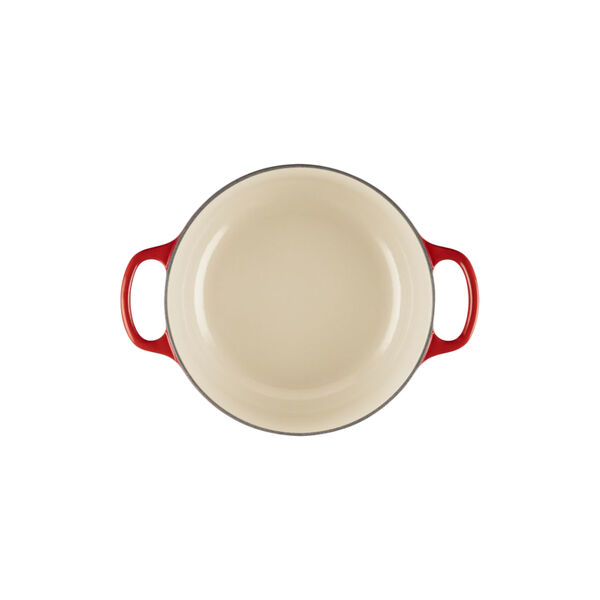 Signature st&oslash;bejern rund gryde | 20 cm | Cerise, Le Creuset