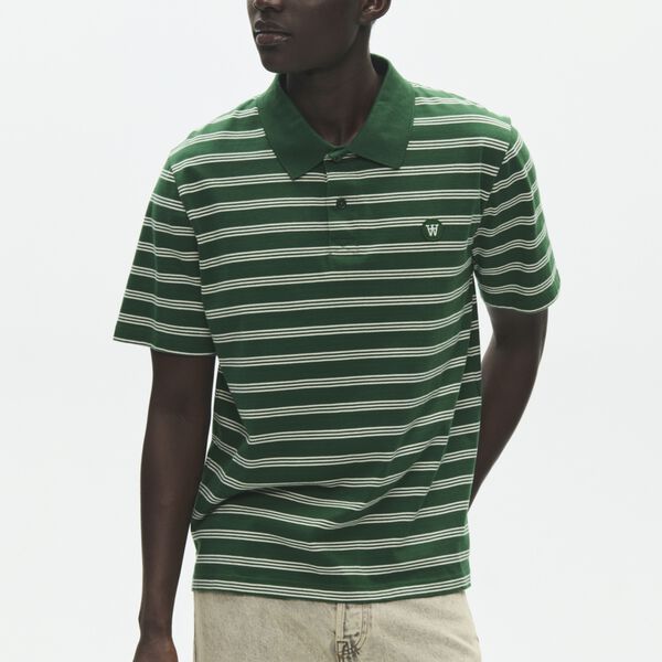 WWColton Polo, eden stripe, Wood Wood