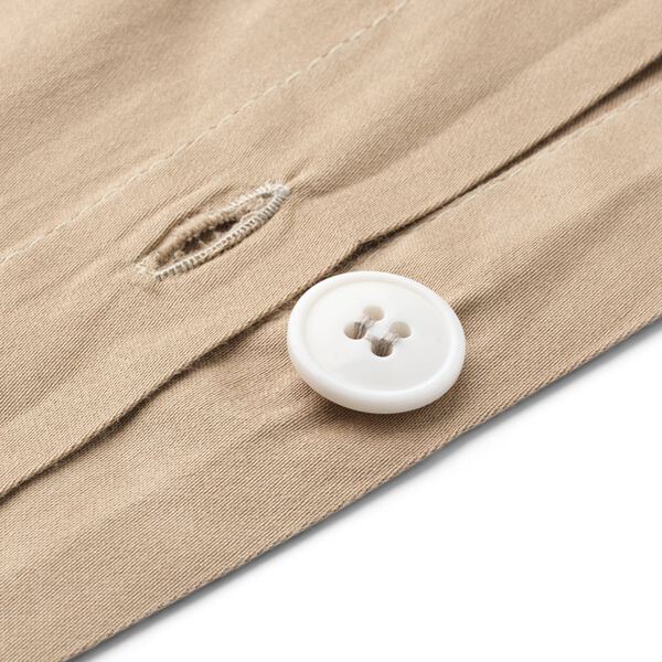 Satin sengesæt, valnød brun, Sekan