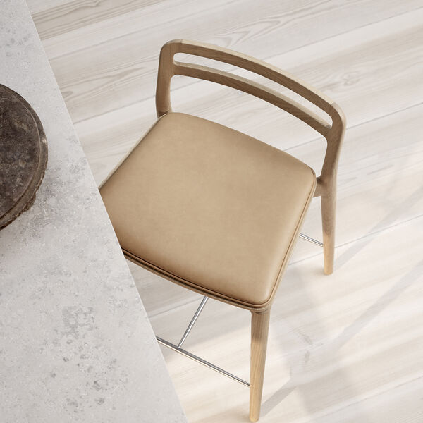 VIPP484 Cabin counterstol, lys eg/sand, Vipp