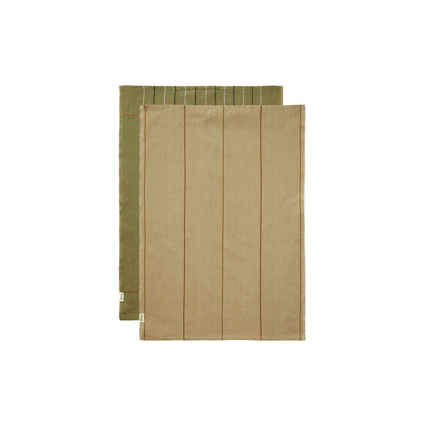 Ito Viskestykkesæt, seaweed/flax, Ferm Living