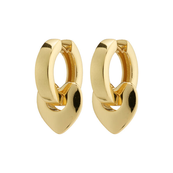 IOKASTE Chunky Hoops, gold plated, Pilgrim