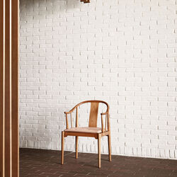 Kinastolen™ 80-års jubilæumsudgave, oiled cherry/natural Kinastolen™ 80-års jubilæumsudgave, oiled cherry/natural, Fritz Hansen