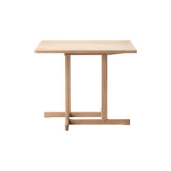BM80 Mogensen Shaker Table 90x90 cm, sæbebehandlet eg, Fredericia Furniture