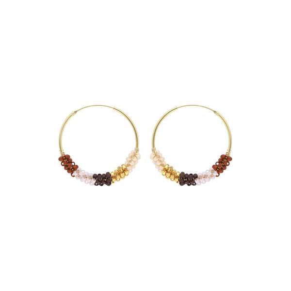 Cindy øreringe, cappuccino, Nuni Copenhagen