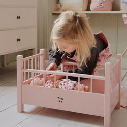 Doll Bed, pink, Konges Sløjd