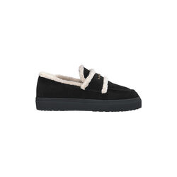 Shearling Loafer, black, INUIKII