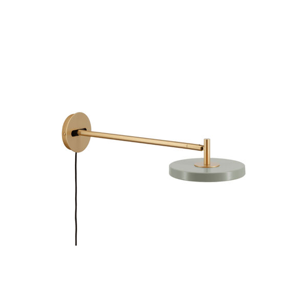 Asteria Long Wall Lamp, nuance olive, UMAGE