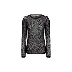 MMLoretta Mono Mesh Blouse, black, MOS MOSH
