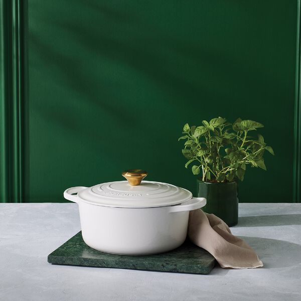 Signature rund st&oslash;bejernsgryde &Oslash; 20 cm, white, Le Creuset