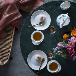 Hvid Elements kop med underkop 26 cl, Royal Copenhagen