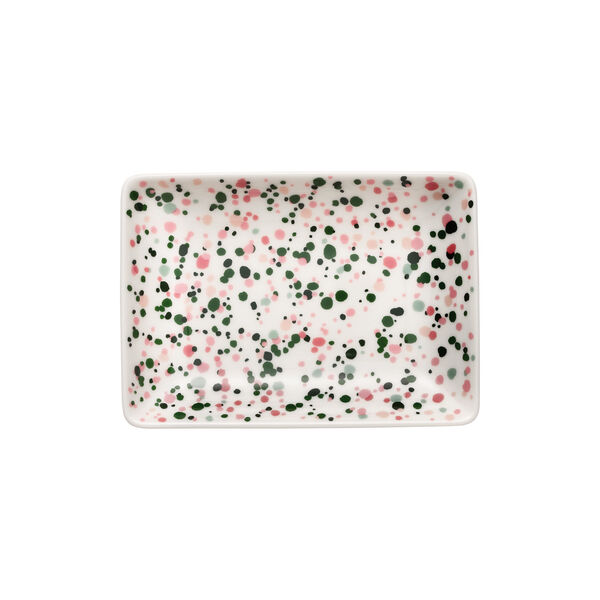 Helle A6 tallerken, pink-green, Iittala