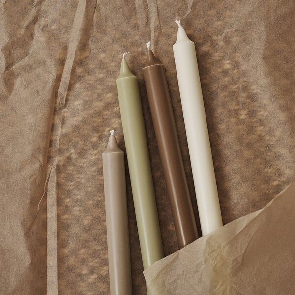 Pure Stearinlys S&aelig;t, botanic blend, Ferm Living