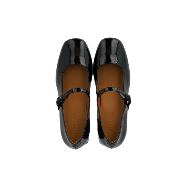 Mary-Jane sko, black, ANGULUS