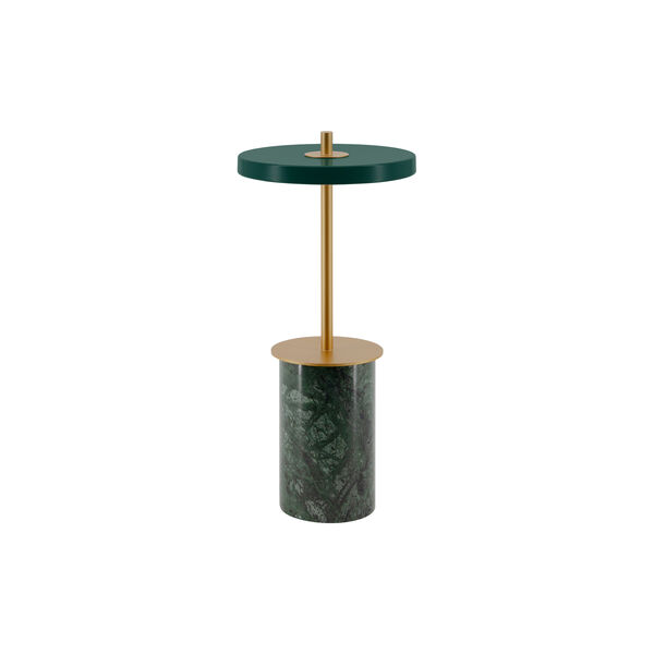 Asteria Move Mini Portable Lamp, green marble, UMAGE