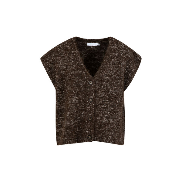 Boxy knit vest, brown mix, Coster Copenhagen