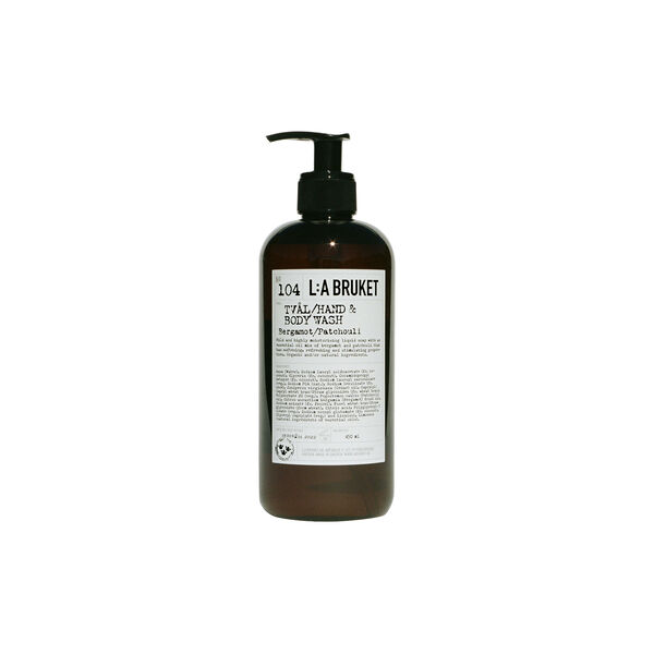 No. 104 Hand & Body Wash, bergamot/patchouli, L:a Bruket