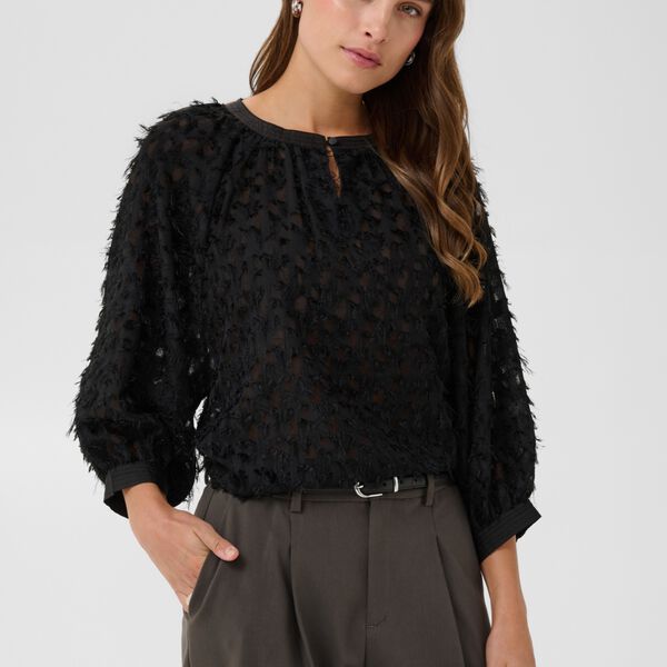 UswaSZ Blouse, black, Saint Tropez