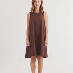 Ida Dress, chicory coffee, Basic Apparel