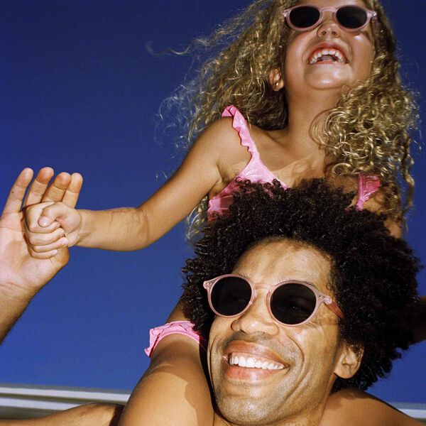 #D JUNIOR solbriller, pink, IZIPIZI