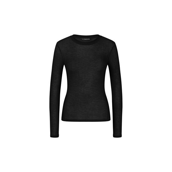 Beauty Layers Top LSL Crew Neck, black, Triumph