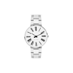 Roman armbåndsur 34 mm, steel/white Roman armbåndsur 34 mm, steel/white, Arne Jacobsen Watches