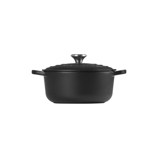 Signature rund st&oslash;bejernsgryde &Oslash; 20 cm, matte black, Le Creuset