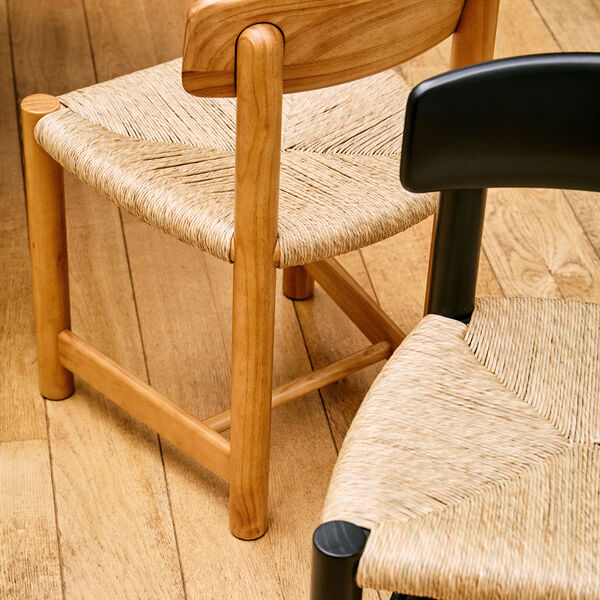Daumiller Side Chair, brown/black pine, GUBI