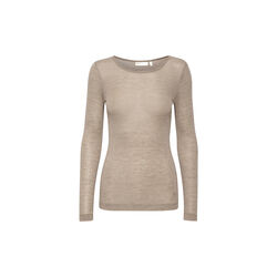 FangIW T-Shirt LS, oatmeal melange, InWear