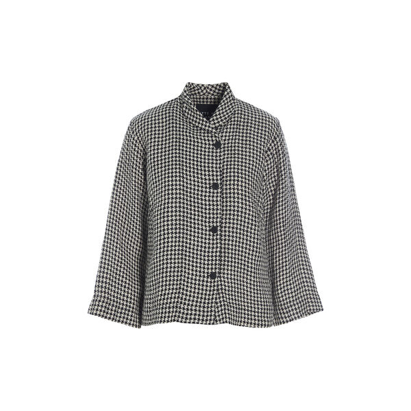 Chesu kort jakke, black/ivory pepita, BITTE KAI RAND