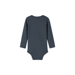 Plain Body LS bodystocking, blue, MarMar Copenhagen