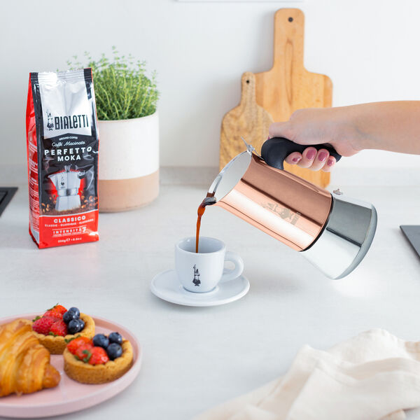 Venus espressokande 6 kopper, kobber, Bialetti