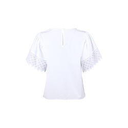 Leona Blouse Wide Slv, white, Stenstr&ouml;ms