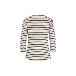 Globe stripe bluse, black/ivory stripe, BITTE KAI RAND