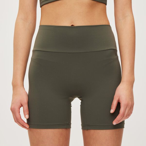 Butter Soft Bike Short All day, charcoal olive, Rethinkit