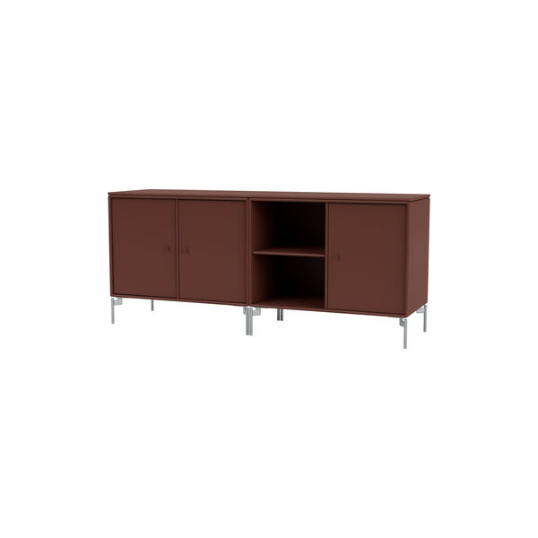 SAVE lav sk&aelig;nk med ben i krom, 155 masala, Montana Furniture