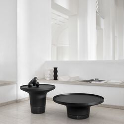 Poller sofabord, black, Wendelbo
