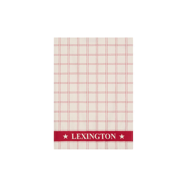 Cotton Jacquard Kitchen Towel | Red/White | K&oslash;kkenh&aring;ndkl&aelig;de, Lexington