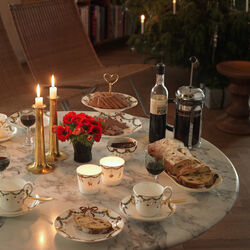 Stjerne Riflet Jul fad 39 cm, Royal Copenhagen