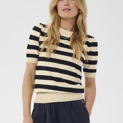 MilaSZ SS Block Stripe Pullover, nightsky birch block stripe, Saint Tropez