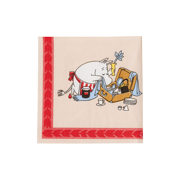 Mumi papirservietter Ferieklar, Moomin Arabia