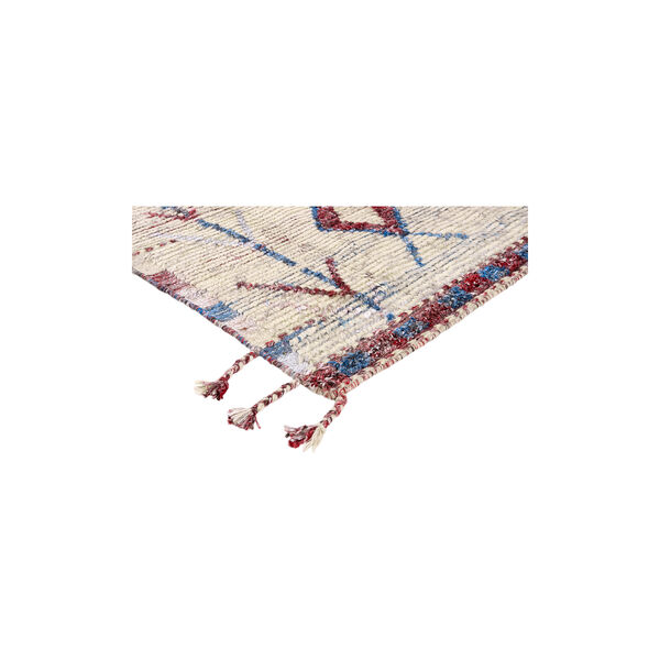 Tribe gulvt&aelig;ppe, ivory red, Rezas