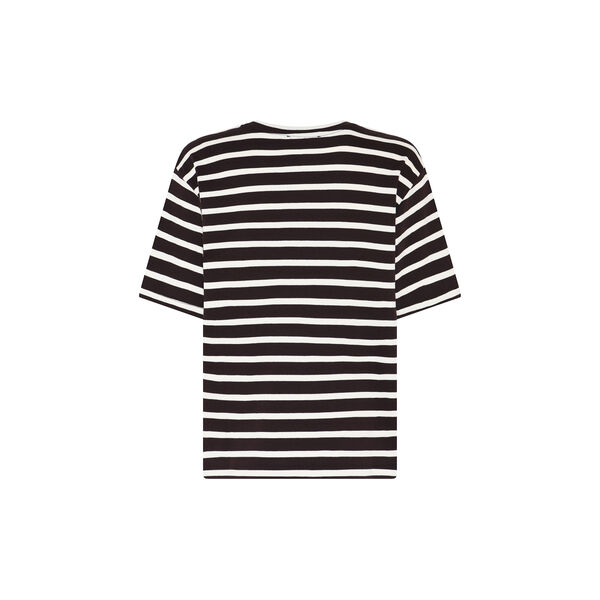 IguanuraBBBasic tee, brown stripe, Bruuns Bazaar