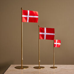 Bordflagstang, messing, Piet Hein