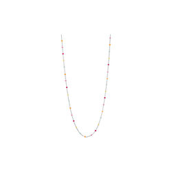 Lola halskæde, sølv/rainbow, ENAMEL Copenhagen