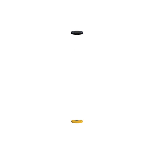 Asteria Micro Pendant, saffron yellow/brass, UMAGE