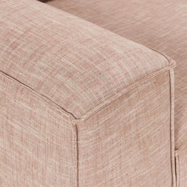 Lennon modulær 4-pers. sofa, linnedblanding rustfarvet, Westwing Collection